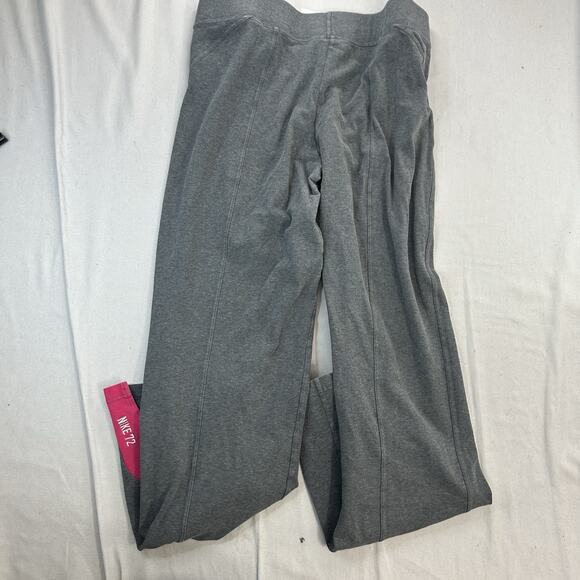 Nike Pants Womens XL Gray Pink Wide Leg Lounge Drawstring Athletic Dept Y2k VTG - Picture 7 of 9